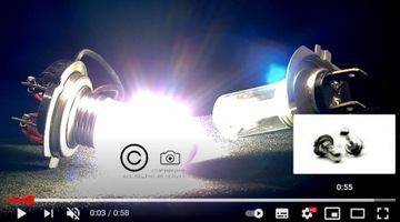 Светодиодные лампы H7 12 В МОЩНОСТЬ 80 Вт CANbus Ультра холодный белый БЕЛЫЙ Ближний/дальний свет