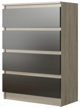 Komoda 4 szuflady 70cm RR-4 SONOMA MIX WENGE MOB