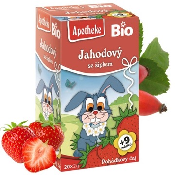 APOTHEKE HERBATKA DZIECI DZIKA RÓŻA TRUSKAWKA