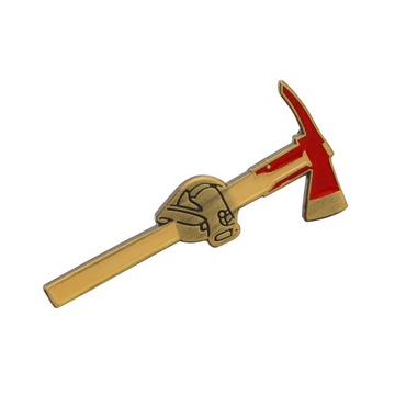PIN dla STRAŻAKA. PRZYPINKA, PINS TOPÓR STRAŻACKI