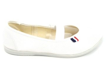 CZESZKI TENISÓWKI DAMSKIE ORYGINALNE JARMILKI DAGROD BALETKI WHITE 38,5