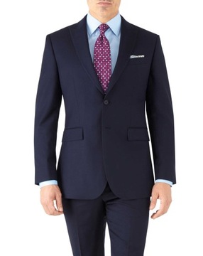 Marynarka Charles Tyrwhitt Granatowa r. 52 Ostre k