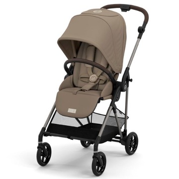 CYBEX kompaktowy wózek spacerowy MELIO 3.0 TPE Seashell Beige