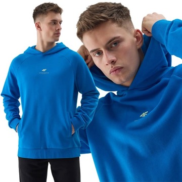 МУЖСКАЯ ХЛОПКОВАЯ ТОЛСТОВКА 4F С КАПЮШОНОМ, CASUAL SPORTS SS241010