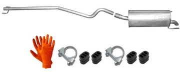 OPEL ASTRA H 1.7 CDTi RURA ŚRODKOWA TŁUMIK KOŃCOWY