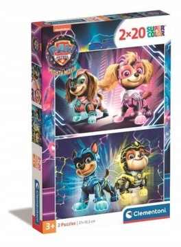 Clementoni Puzzle 2x20 Super Kolor Psi Patrol