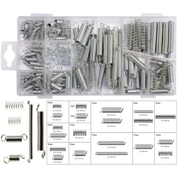 НАБОР ПРУЖИН ПРУЖИНЫ 200 ШТ МИКС