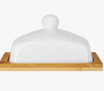 Maselnica na podstawie bambusowej Natural 17 cm