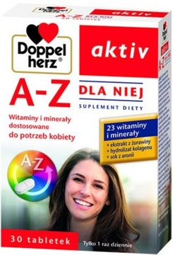 Doppelherz Aktiv A-Z dla niej x30 ZESTAW WITAMIN