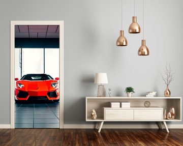 NAKLEJKA OKLEINA OZDOBNA NA DRZWI SPORTOWE AUTO