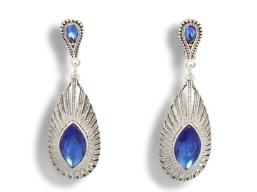 Клипсы для ушей Vipere, темно-синие