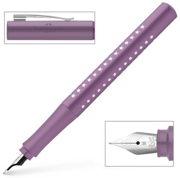 FABER-CASTELL Pióro wieczne szkolne Grip SPARKLE M
