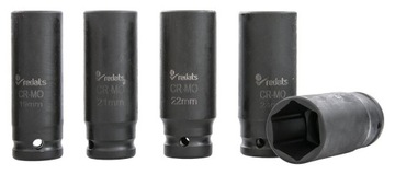 Ударные головки длинные 13-26 мм 1/2 REDATS 10 шт.