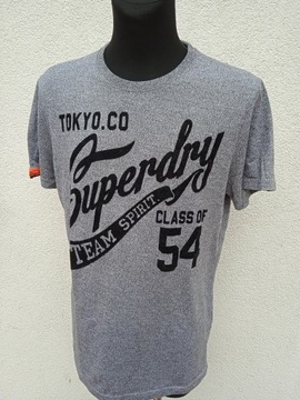 L SUPERDRY T-SHIRT KOSZULKA MĘSKA Z NADRUKIEM