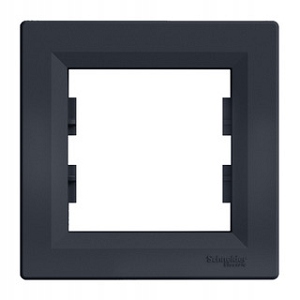 Schneider ASFORA Ramka 1-krotna antracyt