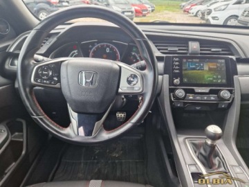 Honda Civic X Hatchback 5d 1.0 VTEC TURBO 126KM 2019 Honda Civic Salon Polska Faktura Vat Niski przebieg Benzyna 126KM, zdjęcie 28