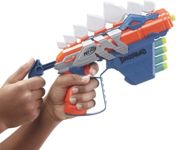 NERF BLASTER DINOSQUAD STEGOSMASH + 5 стрел F0805