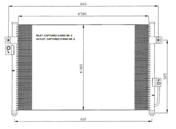 CHLADIČ KLIMATIZACE HYUNDAI TERRACAN (01-) 2.9