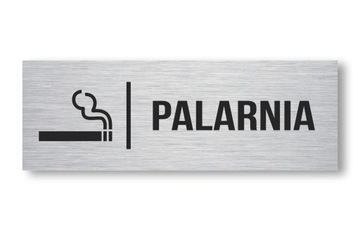 Tabliczka Palarnia Aluminium UV 20x7cm