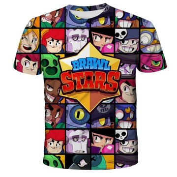 ДЕТСКАЯ ПИЖАМА BRAWL STARS С короткими рукавами и рисунком Подарок на День защиты детей