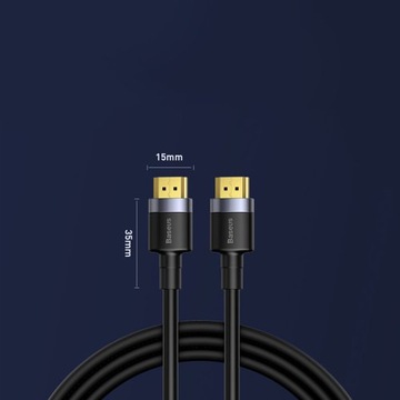 Кабель Baseus Кабель HDMI-HDMI 4K60Гц FULL HD 1м