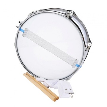 13-calowy werbel przenośne instrumenty muzyczne dla dzieci i młodzieży, białe