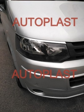 Brewki na lampy Vw Transporter T5 polift plastik abs 2009 - 2015