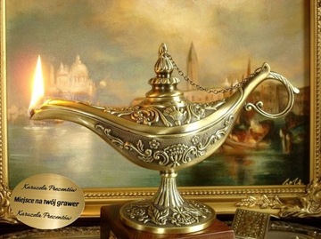 LAMPA ALLADYNA NA PREZENT URODZINY ROCZNICA DŻIN SPEŁNI ŻYCZENIA KAGANEK 25