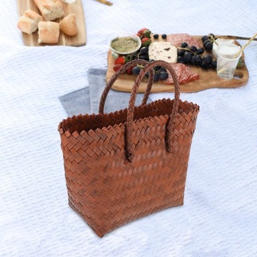 КОНТЕЙНЕР ДЛЯ ФРУКТОВ ДЛЯ ДОМА, РУЧНАЯ КОРЗИНА ДЛЯ СОЛОМЫ