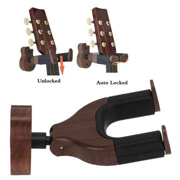 Автоматическое освобождение настенной вешалки для гитары