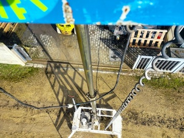 Мобильный гидравлический корзинный подъемник, высота подъема 7,30 м.