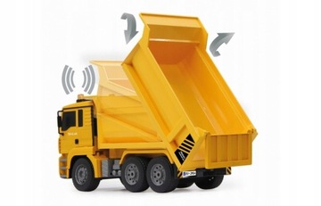 MAN 1:20 САМОСВАЛ 35 СМ С ДИСТАНЦИОННЫМ УПРАВЛЕНИЕМ RAIBUD