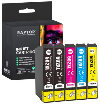 Tusze 502 XL do Epson Expression Home XP 5150 XP 5100 WF 2860