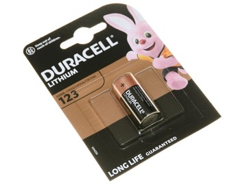 Duracell Bateria litowa CR123A DL123 3V do aparatu