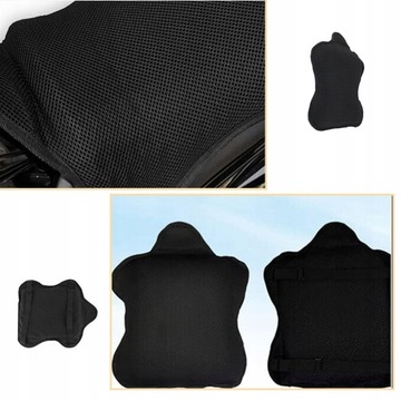 ГЕЛЕВАЯ ПОДУШКА ДЛЯ МОТОЦИКЛА, ЧЕРНАЯ