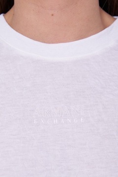 T-shirt krótki biały ARMANI EXCHANGE L