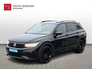 Volkswagen Tiguan II SUV Facelifting 2.0 TDI 200KM 2022 Volkswagen Tiguan R-line LED Matrix tempomat ACC navi Ambient FV23