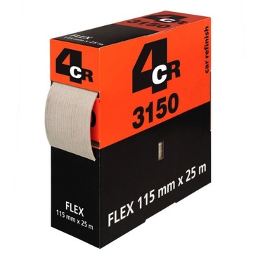 4CR PAPIER ŚCIERNY NA GĄBCE FLEX P500 115mm 25m