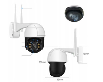 BEZPRZEWODOWA KAMERA OBROTOWA ZEWNĘTRZNA WIFI IP – SYSTEM MONITORINGU