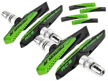 KLOCKI HAMULCOWE GREEN CONTROL 2 PANELOWE V-BRAKE