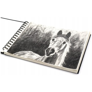 БЛОК ДЛЯ СКЕТЧБУКА А4 ДЛЯ СПИРАЛЬНЫХ МАРКЕРОВ, ТВЕРДЫЙ ОБЛЕКТ, 50 листов