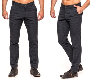SPODNIE MĘSKIE CHINOSY VANKEL JEANS 096 - 90cm/L32