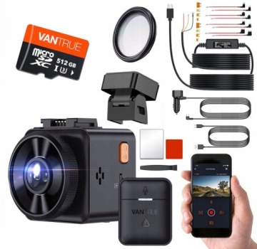 REJESTRATOR VANTRUE E1 GPS PILOT 512GB ACC CPL