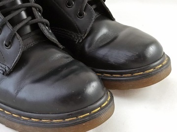 Buty DR. MARTENS Black Smooth roz 38 - 24,5 cm b1025