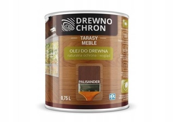 DREWNOCHRON OLEJ DO DREWNA TARASÓW MEBLI 0,75L PALISANDER