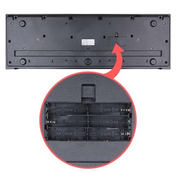 БОЛЬШАЯ КЛАВИАТУРА ПИАНИНО ДЛЯ ОБУЧЕНИЯ И ИГРЫ, 61 КНОПКА, USB MP3 + КРЫШКА