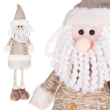 ФИГУРКА САНТА-ГНОРА РОЖДЕСТВЕНСКИЙ ОРНАМЕНТ ТЕЛЕСКОПИЧЕСКИЕ НОЖКИ ПОДАРОК ​​80см