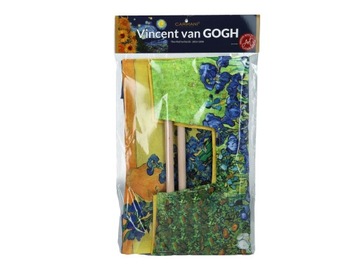 Torba z drewnianym uchwytem - V. van Gogh, Irysy (CARMANI)