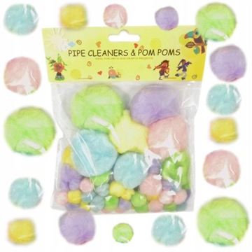 POMPONY ARTYKUŁY DEKORACYJNE DLA DZIECI POMPONY