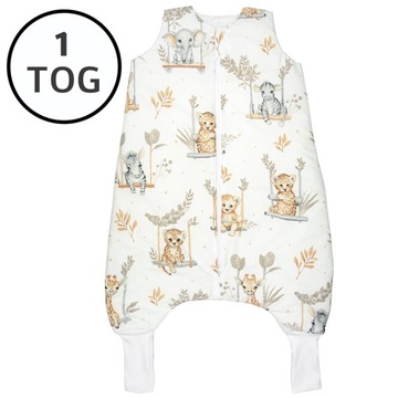 OCIEPLANY ŚPIWOREK Z NOGAWKAMI 74-86 S 1 TOG BAWEŁNA 100% PRODUKT POLSKI